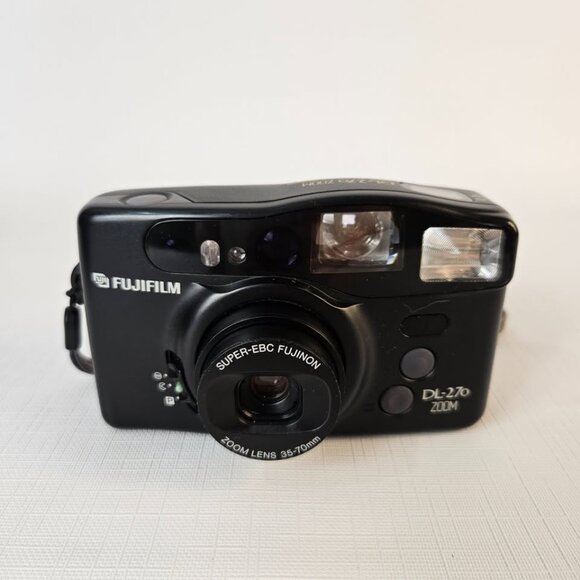 Fujifilm DL-270 Zoom 35mm Film Camera 35–70mm Super-EBC Fujinon Lens with Case - Picture 2 of 8